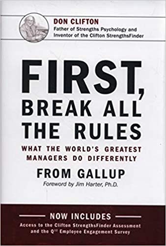 Cover of First, break all the rules